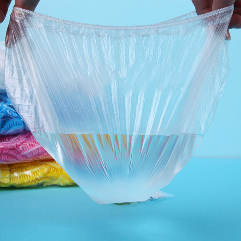 100 gab. Tīra vienreizējās lietošanas vāciņš spa salonam vannas istabai, neaustā plisētā mob vāciņš pret putekļiem, sēņu dušas cepures Medicīniskā matu cepure
