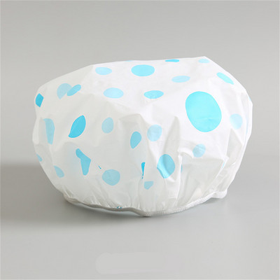 Jauka ūdensnecaurlaidīga dušas vāciņš vannas vāciņš, biezināts pieaugušo sieviešu šampūns, ūdensizturīgs salokāms atkārtoti lietojams dušas vāciņš vannas istabas piederumi