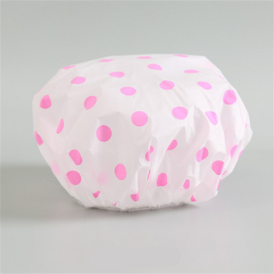 Jauka ūdensnecaurlaidīga dušas vāciņš vannas vāciņš, biezināts pieaugušo sieviešu šampūns, ūdensizturīgs salokāms atkārtoti lietojams dušas vāciņš vannas istabas piederumi