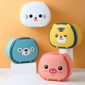 Cartoon Animal tualettpaberist kast Seinale paigaldatav veekindel armas salvrätikuhoidik Creative Top Storage Kodu Vannitoa salvrätikud