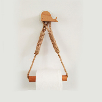 Pie sienas stiprināms tualetes papīra turētājs, piekarināms jaukiem koka dzīvnieku rullīšiem mājas vannas istabas guļamistabas dekorēšanai