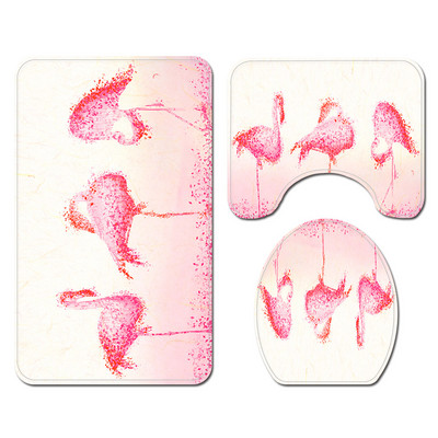 Summer Fresh Green Vannas istabaTualetes grīdas paklājs dušas telpa Neslīdoša zona Paklāju paklāji Tualetes paklājs Vannas istabas paklājs dušas aizkaru komplekts