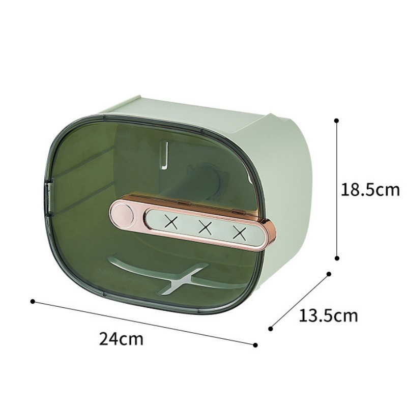 Višenamjenska luksuzna zidna kutija za maramice Vodootporni držač ručnika za lice Držač za pohranu vrhunskih sitnica Kupaonska maramica