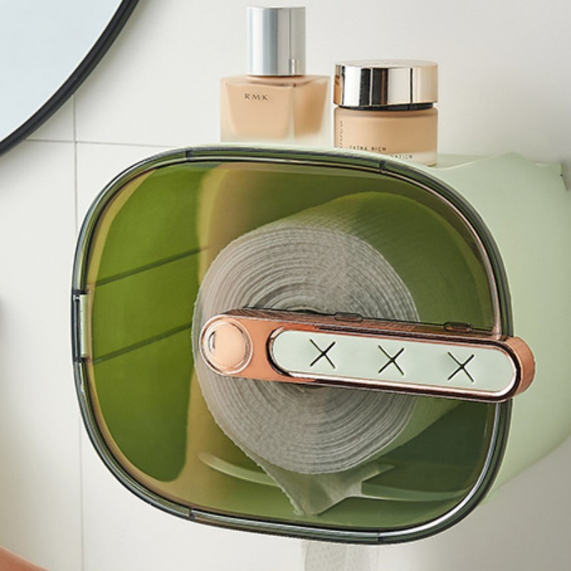 Višenamjenska luksuzna zidna kutija za maramice Vodootporni držač ručnika za lice Držač za pohranu vrhunskih sitnica Kupaonska maramica