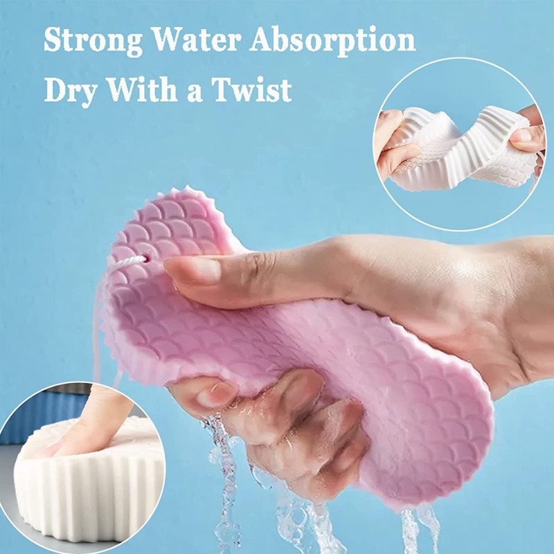 Baby Bath Exfoliante Meka spužva Četka za tuširanje Sredstvo za čišćenje kože tijela Sredstvo za uklanjanje mrtve kože Piling za tijelo Piling spužva za kupanje