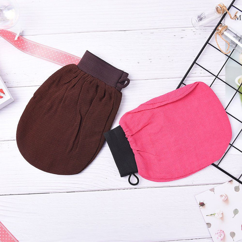 Dušas vannas skrubis cimds pīlings ķermenim sejas iedeguma masāža dūraiņu noņemšana Exfoliate pīlings cimds dvieļu tīrīšanas rīks