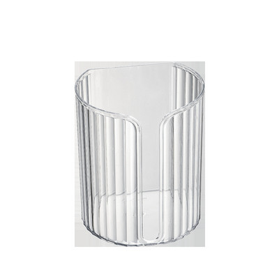 Caurspīdīga daudzfunkcionāla salvešu kastīte pie sienas stiprināma svītru rullīšu papīra kaste Mājas vannas istabas tualetes papīra turētājs virtuves salvešu turētājs