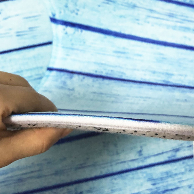 Zeegle 3Pcs Set kupaonskih prostirki Drveni otisci od flanela Podne prostirke WC prostirke Kompleti kupaonskih tepiha Protuklizne prostirke Kupaonske prostirke