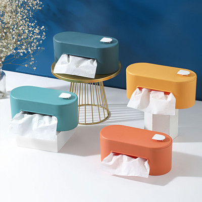 Επιτοίχιο Creative Tissue Box με Hook Top θήκη κινητού τηλεφώνου Μπάνιο Πολυλειτουργική αδιάβροχη θήκη χαρτιού τουαλέτας