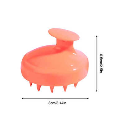 Četka za vlasište Za ublažavanje stresa Tuš Stimulator rasta kose Masažer Piling Ženska masaža Piling Kućanstva Ružičasta gumica za kosu