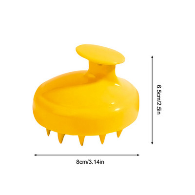 Četka za vlasište Za ublažavanje stresa Tuš Stimulator rasta kose Masažer Piling Ženska masaža Piling Kućanstva Ružičasta gumica za kosu