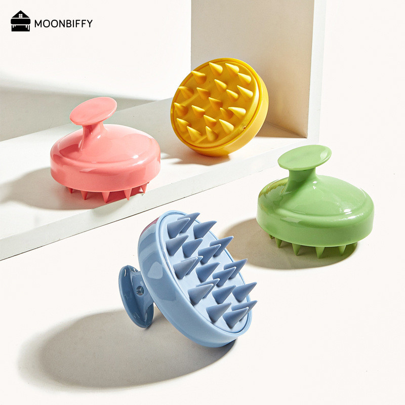 Četka za vlasište Za ublažavanje stresa Tuš Stimulator rasta kose Masažer Piling Ženska masaža Piling Kućanstva Ružičasta gumica za kosu