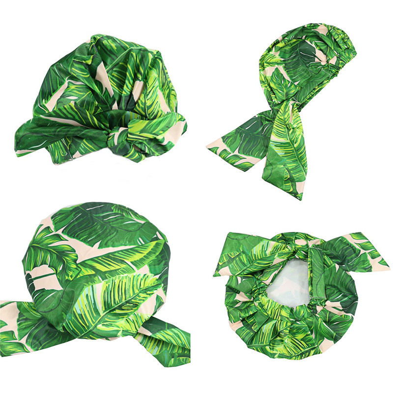 Ūdensnecaurlaidīga dušas cepure Elastīga priekšgala nakts cepure sievietēm satīna matu pārsegu spa peldēšanās aksesuāri matu salonam vannas istabas izstrādājumi