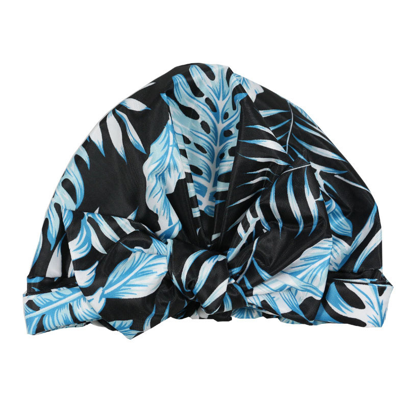 Ūdensnecaurlaidīga dušas cepure Elastīga priekšgala nakts cepure sievietēm satīna matu pārsegu spa peldēšanās aksesuāri matu salonam vannas istabas izstrādājumi