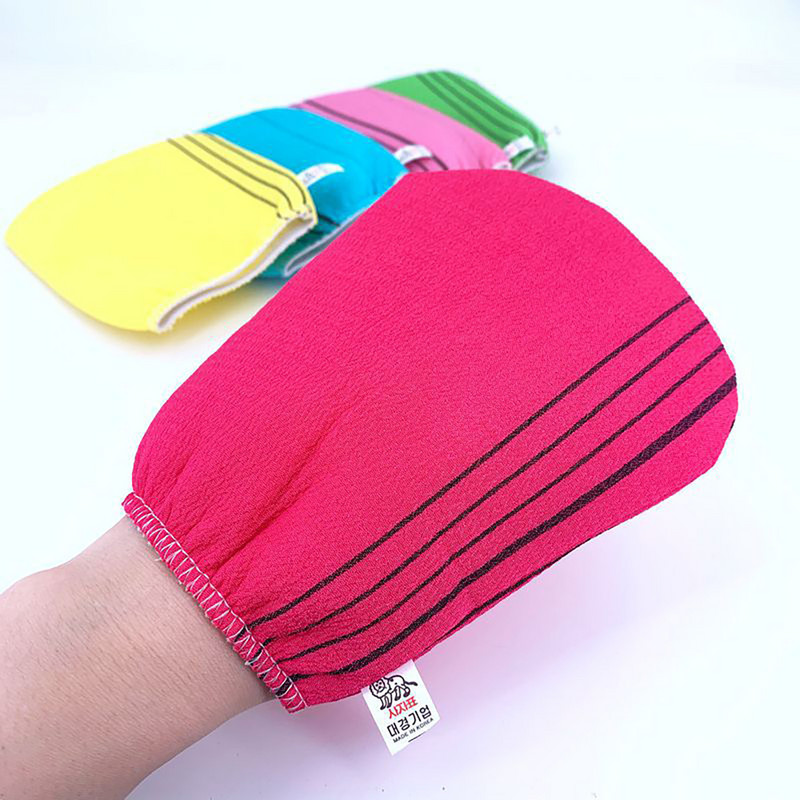 1PC Ultra mekani piling ručnik za kupanje Rukavica za kupanje Kupaonske rukavice za čišćenje Piling za tijelo Piling spužve za mrtvu kožu