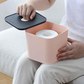 Storage Box Office vienkrāsains sejas audu ruļļa papīra turētāja organizators