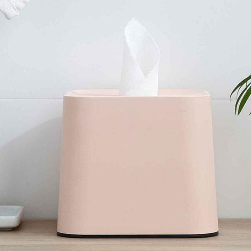 Storage Box Office vienkrāsains sejas audu ruļļa papīra turētāja organizators