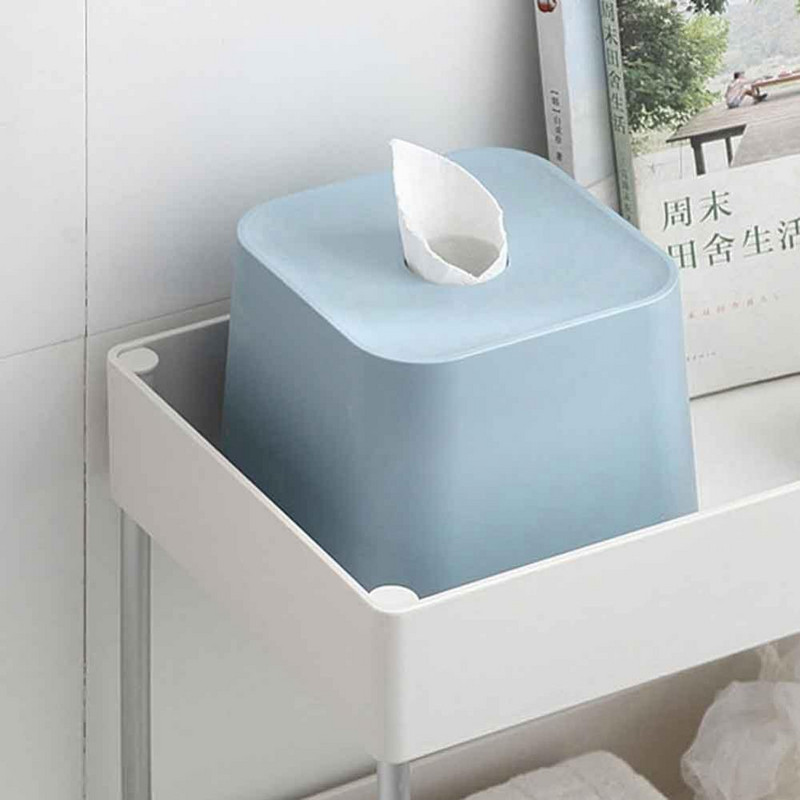 Storage Box Office vienkrāsains sejas audu ruļļa papīra turētāja organizators