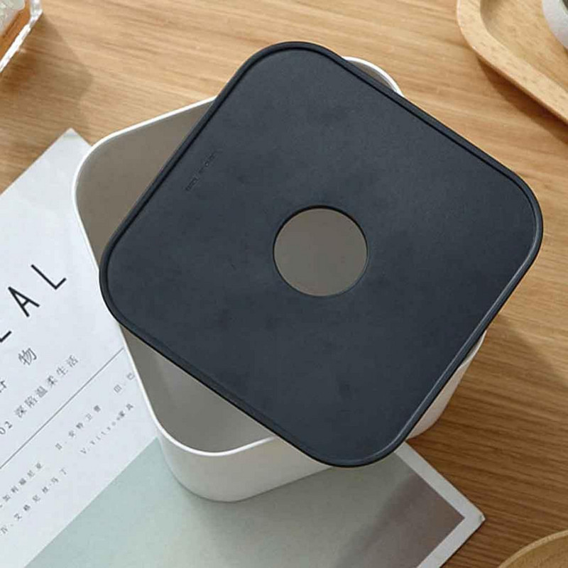 Storage Box Office vienkrāsains sejas audu ruļļa papīra turētāja organizators