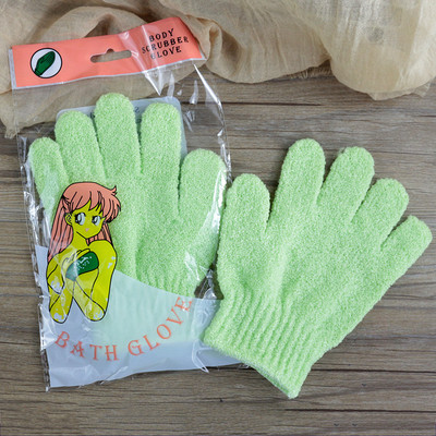 Tippkvaliteet kehamassaaži käsn Vann Kooriv koorija Mitten Scrub Kindad Puhastusvastane nahka Niisutav Spa vaht