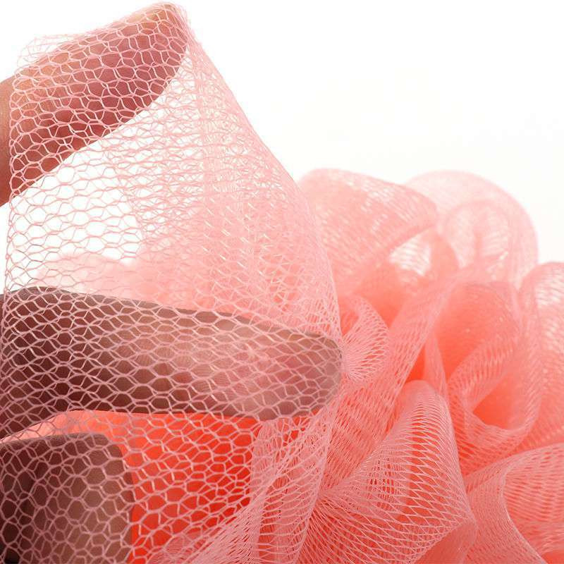 1Pc Tīkla dušas bumba Krāsainas putojošas vannas bumbiņas Sūklis pīlings skruberis ķermeņa ādas tīrīšanai vannas istabas piederumiem