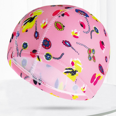 Sievietes Vīrieši Pieaugušie Elastīgs Audums Neilona Peldcepure Peldbaseins Ūdens Sports Peldēšanās Krāsaini Ziedi Apdrukāti Vienkrāsaini Cepures Cepure