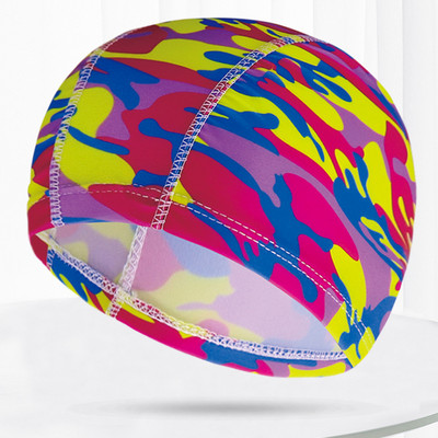 Sievietes Vīrieši Pieaugušie Elastīgs Audums Neilona Peldcepure Peldbaseins Ūdens Sports Peldēšanās Krāsaini Ziedi Apdrukāti Vienkrāsaini Cepures Cepure