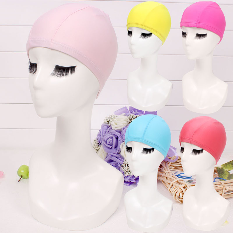 Sievietes Vīrieši Pieaugušie Elastīgs Audums Neilona Peldcepure Peldbaseins Ūdens Sports Peldēšanās Krāsaini Ziedi Apdrukāti Vienkrāsaini Cepures Cepure