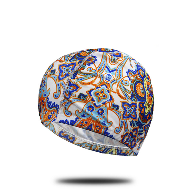 Sievietes Vīrieši Pieaugušie Elastīgs Audums Neilona Peldcepure Peldbaseins Ūdens Sports Peldēšanās Krāsaini Ziedi Apdrukāti Vienkrāsaini Cepures Cepure