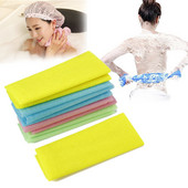 1 gab Beauty Skin Exfoliating Cloth Washcloth Japāņu ķermeņa mazgāšanas dvielis Neilona vannas dvielis ādas pulēšanas dvielis