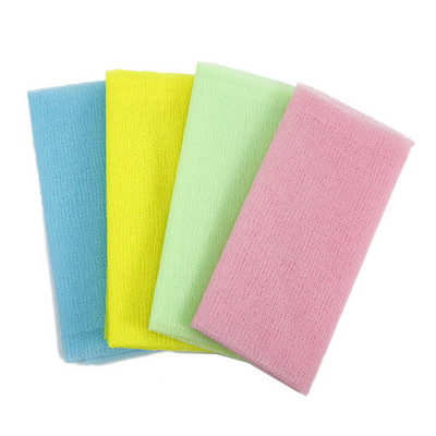 1 gab Beauty Skin Exfoliating Cloth Washcloth Japāņu ķermeņa mazgāšanas dvielis Neilona vannas dvielis ādas pulēšanas dvielis
