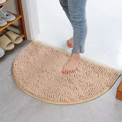 40X60cm pehme vaip, libisemiskindel vannitoa vaip, põranda uksematt, mustuse tõke, poolringikujuline põranda uksepadi matt vaip 2022