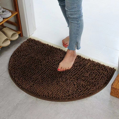 40X60cm pehme vaip, libisemiskindel vannitoa vaip, põranda uksematt, mustuse tõke, poolringikujuline põranda uksepadi matt vaip 2022