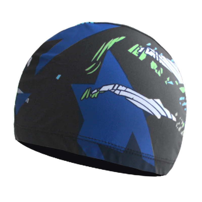 Nove elastične kape za plivanje za odrasle Vodootporna zaštita za uši Duga kosa Sportska ljetna kapa za kupanje u bazenu Kapa za kupanje od silikonske gume
