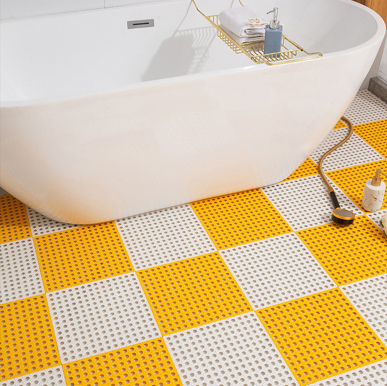 Vannas istabas neslīdošs paklājs Savienojošs pēdu paklājiņš Sadzīves tualete Dušas istaba Vannas istabas grīdas paklājiņš Jauns ūdensnecaurlaidīgs paklājiņš, sašūšanas pēdu paliktnis