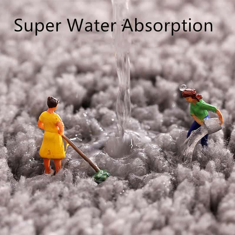 Inyahome dušas un vannas istabas ziedu grīdas paklāji paklāji ūdeni absorbējoši, neslīdoši, mīksta mikrošķiedras vannas paklāji, mazgājami mašīnā