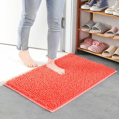 40X60cm pehme vaip libisemiskindel Vannitoa vaip põranda uksematt mustuse barjäär ristkülikukujuline põranda uksematt vaip