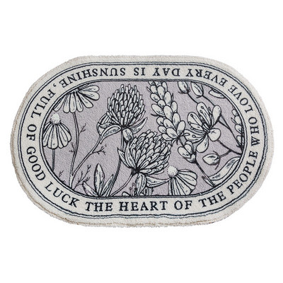 Protuklizne prostirke za kupanje Upijajući kupaonski tepisi INS stil Ulazni otirač Balkon Veranda Fluffy Area Rugs kovrik za kupaonicu