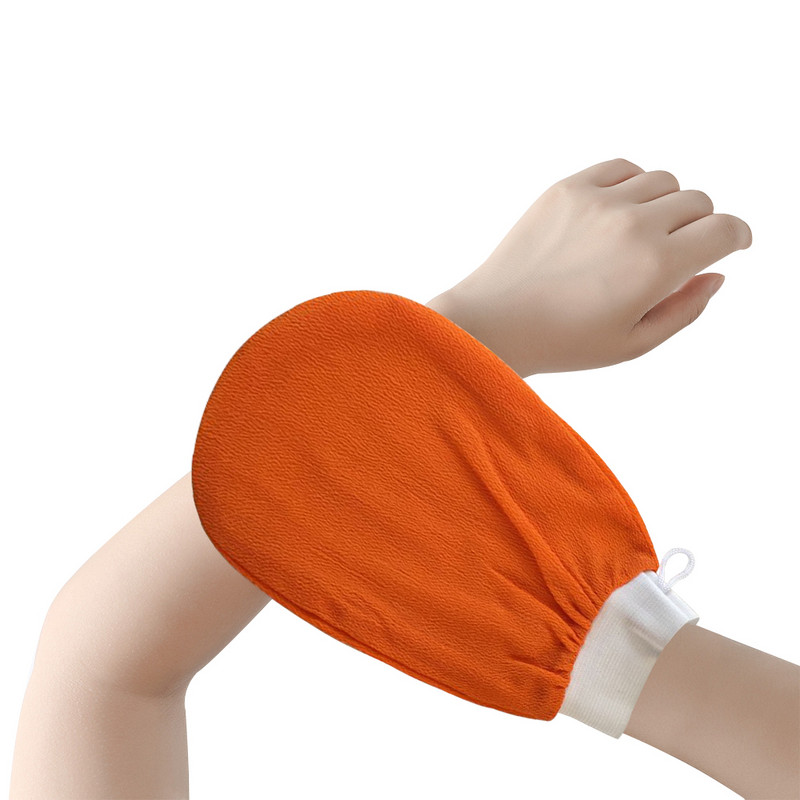 Kooriv vannikinnas Natural Fiber Plus Cotton Moroccan Hammam Body Scrub Massage Mitt Body Cleaner