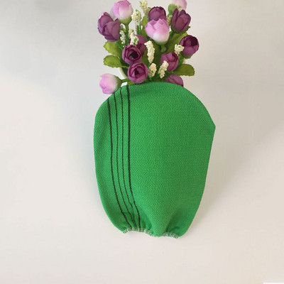 1PC Novi praktični ručnik za tuširanje s pilingom od vlakana Zeleno Crveno Izdržljiva viskoza Korejski Italija Rukavica za kupanje Pribor za kupanje