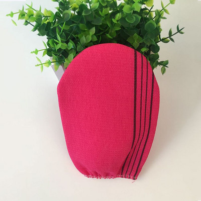 1PC Novi praktični ručnik za tuširanje s pilingom od vlakana Zeleno Crveno Izdržljiva viskoza Korejski Italija Rukavica za kupanje Pribor za kupanje