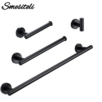 Šlifuoto aukso vonios aksesuarų rinkinys 4 dalių techninės įrangos rinkinys, montuojamas ant sienos tualetinio popieriaus ritinėlio laikiklis lentyna rankšluosčių laikiklis, chalato kabykla