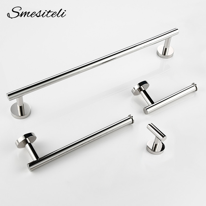 Šlifuoto aukso vonios aksesuarų rinkinys 4 dalių techninės įrangos rinkinys, montuojamas ant sienos tualetinio popieriaus ritinėlio laikiklis lentyna rankšluosčių laikiklis, chalato kabykla