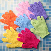 1GB labākās kvalitātes vanna pīlingam Pīlings Mitt Glove Scrub Gloves Resistance Body Massage Sponge Wash vannas istabas piederumi