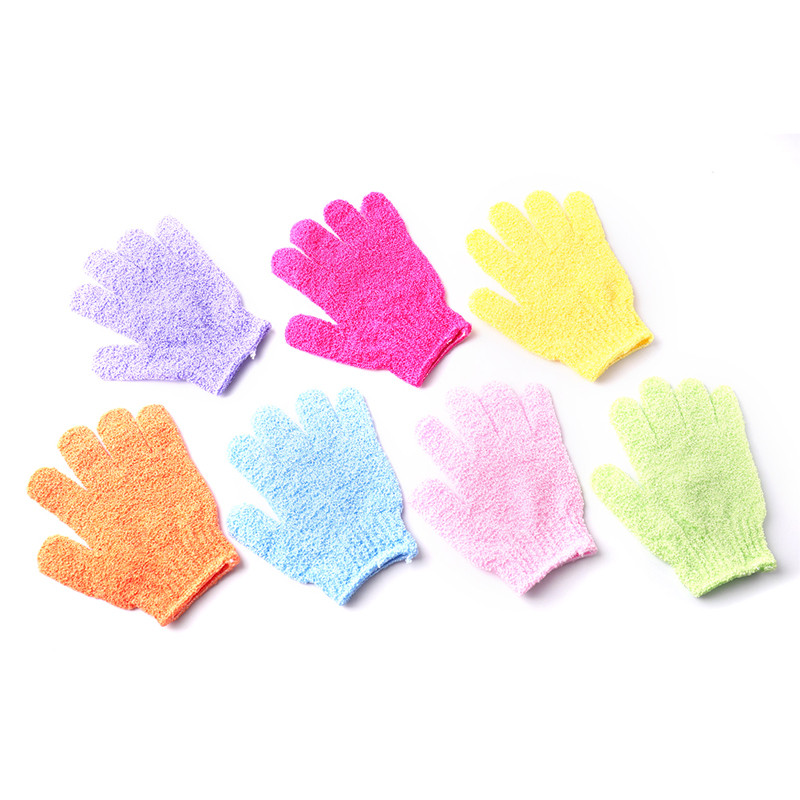 1GB labākās kvalitātes vanna pīlingam Pīlings Mitt Glove Scrub Gloves Resistance Body Massage Sponge Wash vannas istabas piederumi