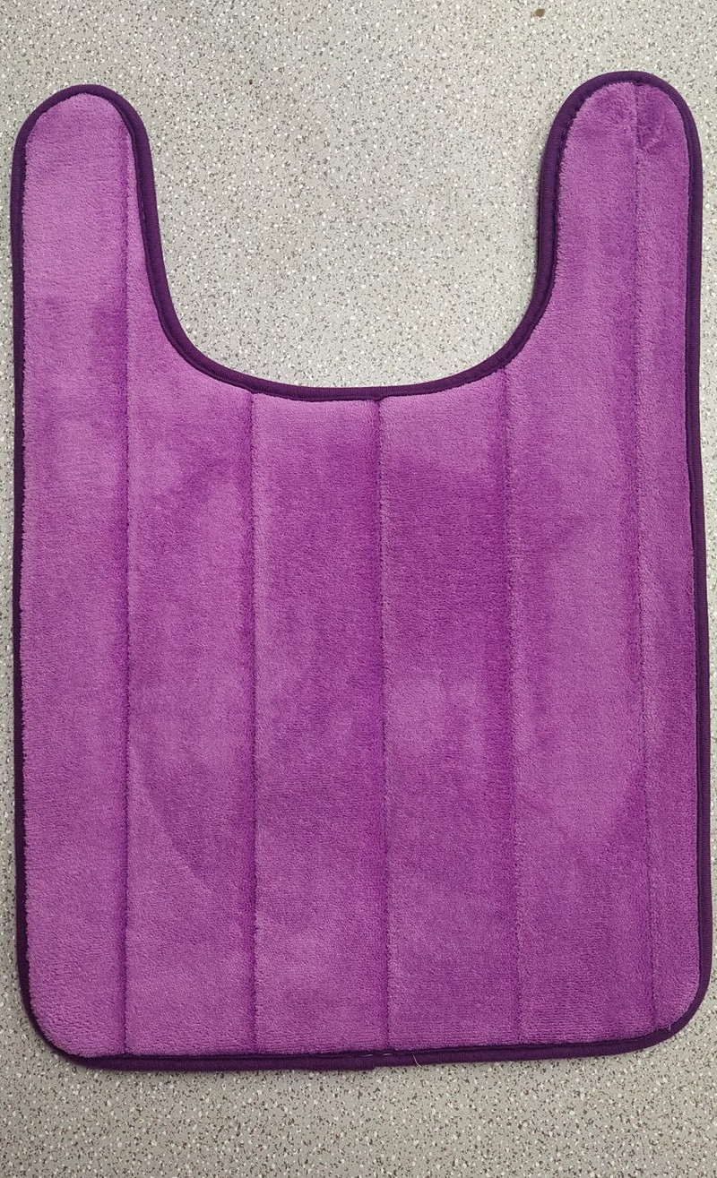 Mājsaimniecības lēni atsitiena U-veida ūdeni absorbējoši paklājiņi Vannas istabas tualetes paklāji Virtuves paklāji Tualetes grīdas paklāji