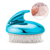 Šampon Češalj Četka za masažu Silikonska ribalica za tijelo Četka za čišćenje glave Kupaonica Kristalno prozirna četka za šampon