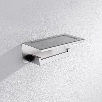 Nerūsējošā tērauda tualetes papīra turētājs vannas istabai sienas stiprinājuma tualetes papīra telefona turētājs plaukts dvieļu ruļļa plauktu piederumi