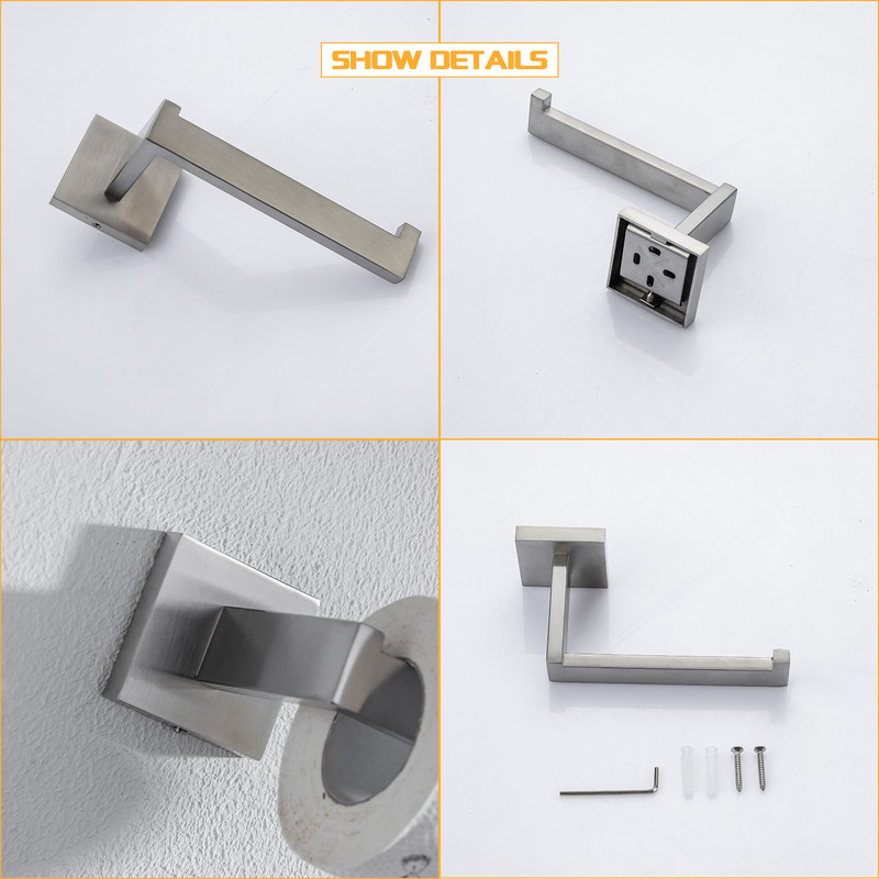 Nerūsējošā tērauda tualetes papīra turētājs vannas istabai sienas stiprinājuma tualetes papīra telefona turētājs plaukts dvieļu ruļļa plauktu piederumi