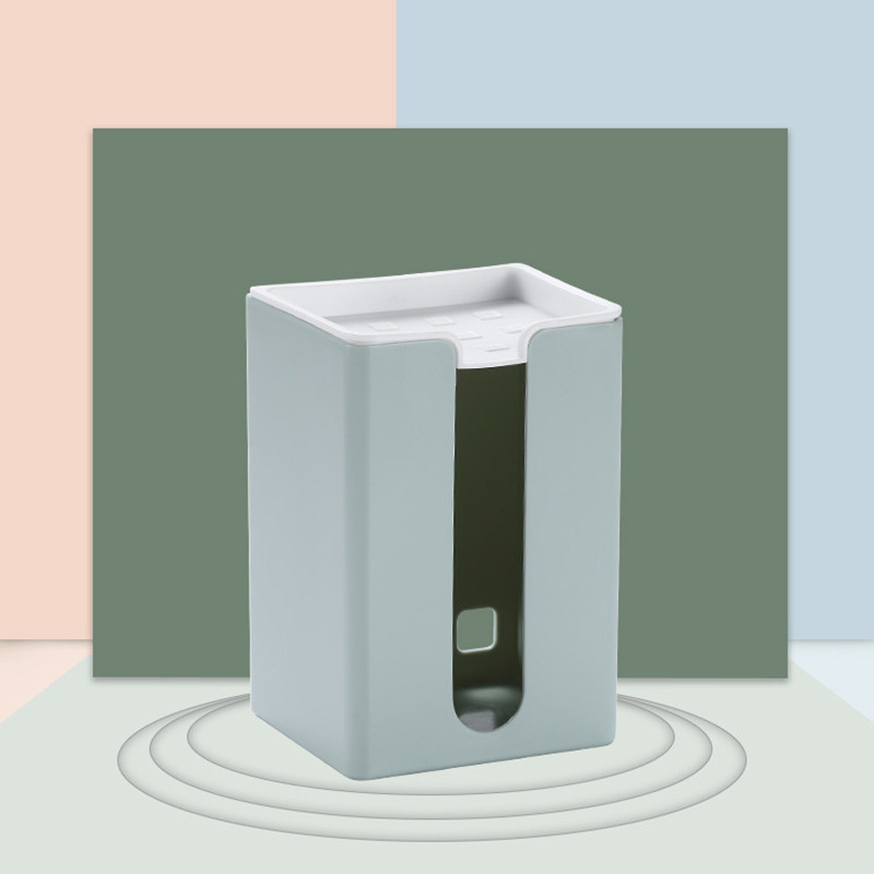 Kuhinjska kutija za pohranjivanje papira Plastična zidna višenamjenska polica za papirnate ručnike Restoran Kupaonica Slobodno bušenje Držač maramica